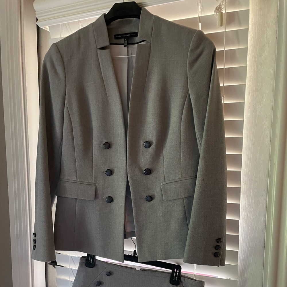 Women’s Gray Business Suit from White House Black Market